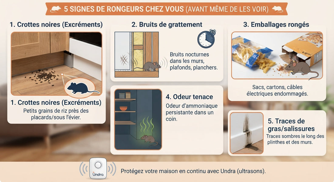 5 signes qui prouvent que vous avez des rongeurs chez vous (avant même de les voir)
